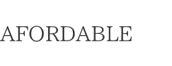 AFORDABLE