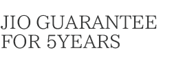 JIO GUARANTEE FOR 5YEARS